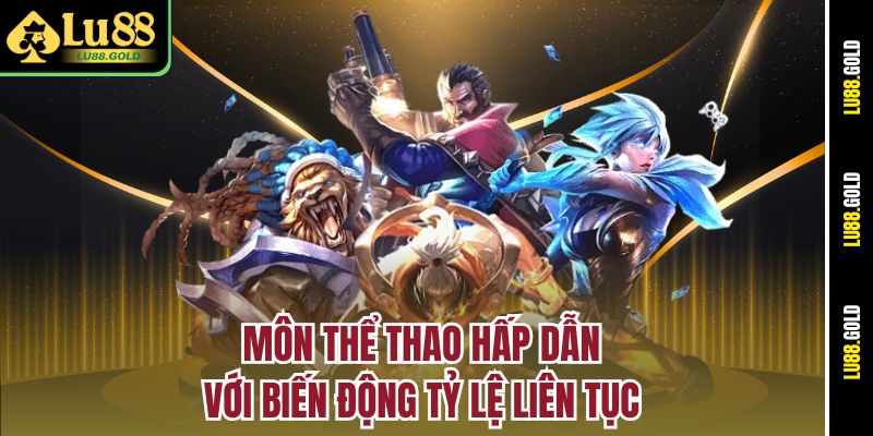 Môn thể thao hấp dẫn với biến động tỷ lệ liên tục
